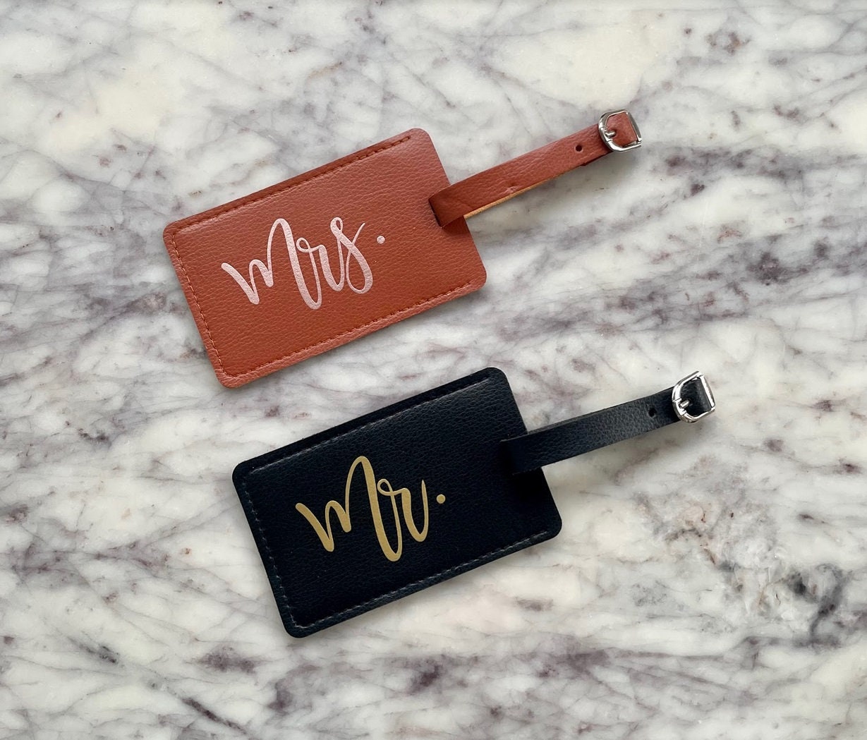 Mr Mrs Luggage Tags - Etsy