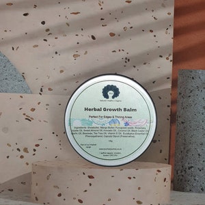 Organic hair loss treatment balm