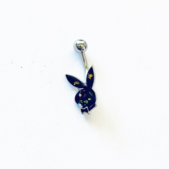 Playboy fake 2024 belly ring