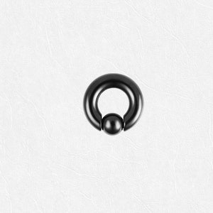 Captive hoop ear weights, surgical steel plugs stretchers gauge septum hoops silver horseshoe ring 16g- 00g (1 hoop)