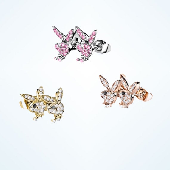 Playboy stud best sale earrings