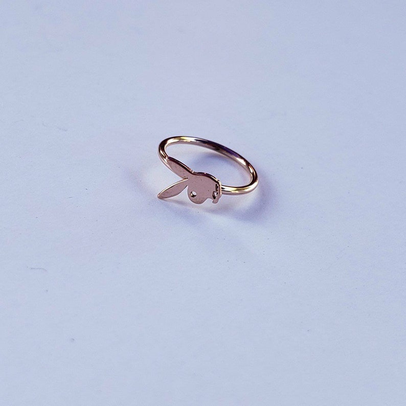 20g nose ring playboy bunny nose stud hoopnose jewelry nose Etsy