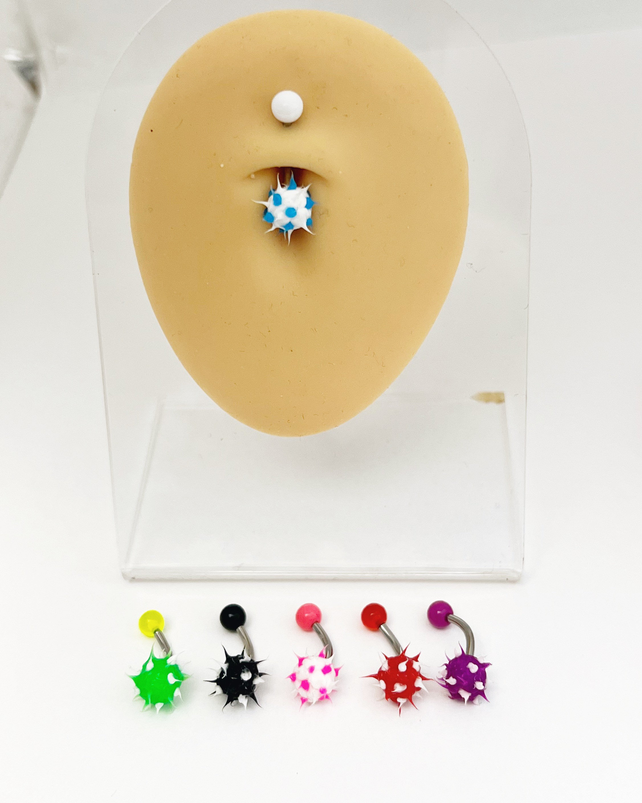 Silicone belly cheap button rings