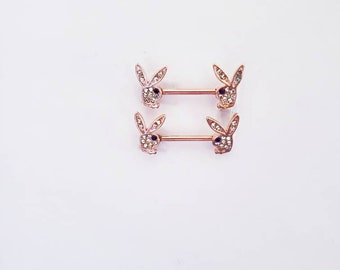 Playboy bunny on sale nipple rings