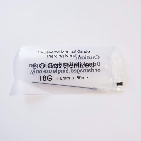 Piercing Needle DIY Piercing Hollow Medical Grade Needle E.O Gas