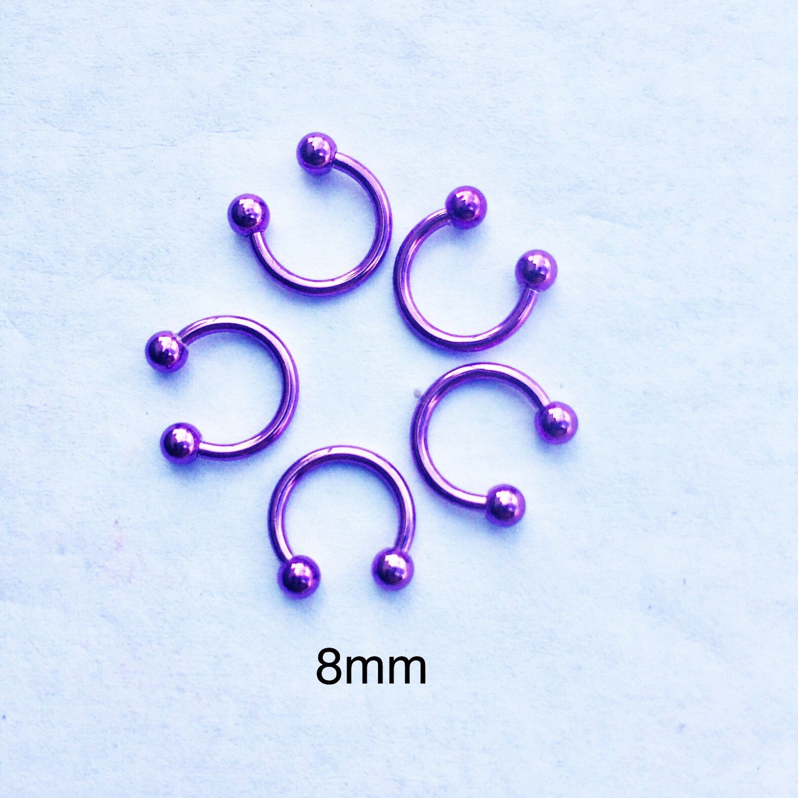 16g horseshoe piercing horseshoe ring septum ring tragus Etsy