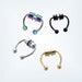 Fake septum hoop, septum ring, clip on, no piercing needed nose ring cartilage tragus helix, magnet horseshoe, magnetic hoop 