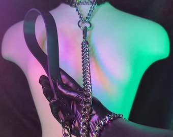 Rainbow Chain Leash