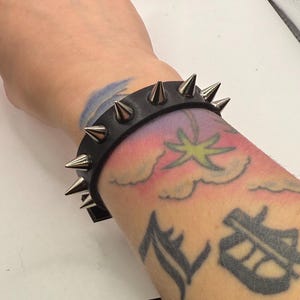 Half Inch Spiked Bracelet