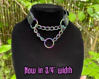 3/4” Wide O-Ring Martingale Choker