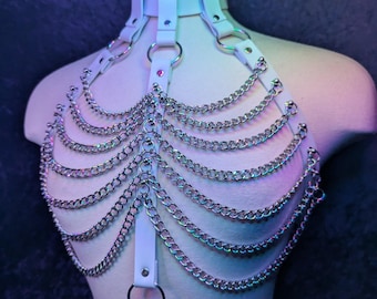 Chain Bra "Snow Maiden"