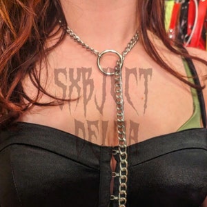 O-Ring Slip Chain Necklace