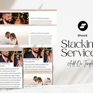 Showit Template Stacking Services Showit Web Scrolling Design Template