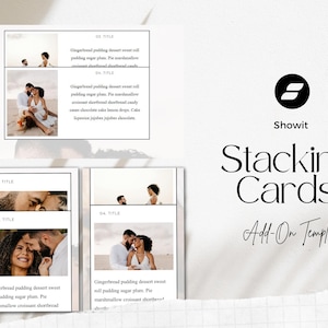 Showit Template Add On Template Stacking Cards Scrolling Canvas