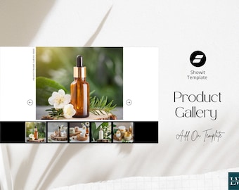 Showit Template Product Gallery Add-On Portfolio Canvas Website Design for Photographers & Creative Businesses