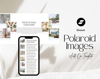 Showit website Template,photography website, website design , interactive scroll