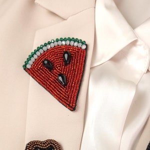 Watermelon brooch palestinian pin Palestine Solidarity accessories