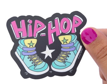 Hip hop Dance Vinyl Sticker, hip hop Sticker, Dance sticker, Performing Arts sticker, hiphop, Retro dance sticker, Hip-hop