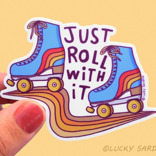 Roller Skate Vinyl Sticker Skates Sticker Vinyl Decal Skate Etsy