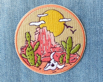 Wild West, Desert Embroidered Patch