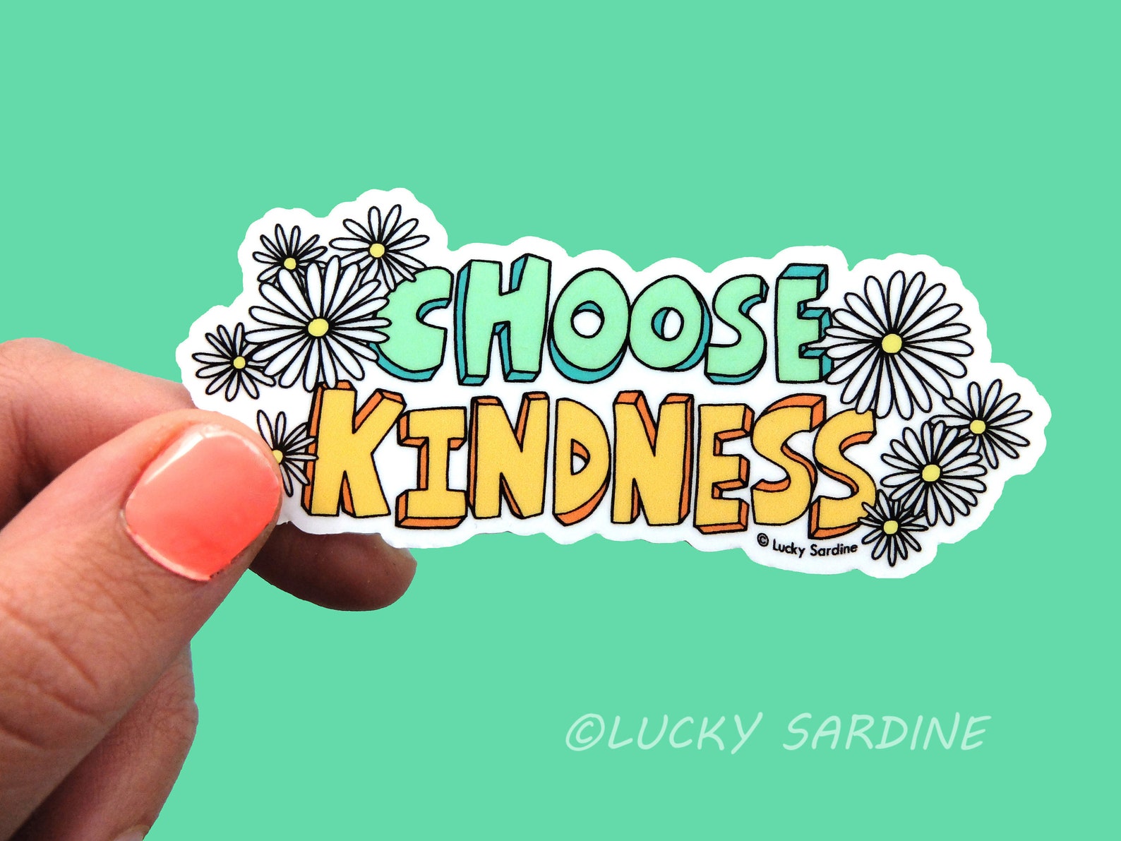 Choose Kindness Vinyl Sticker Be Kind Sticker Vinyl Decal Etsy
