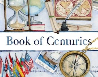 Book of Centuries Notebook Cover Digital Download; History Notebook Cover; Charlotte Mason Planner Cover; Homeschool Notebook