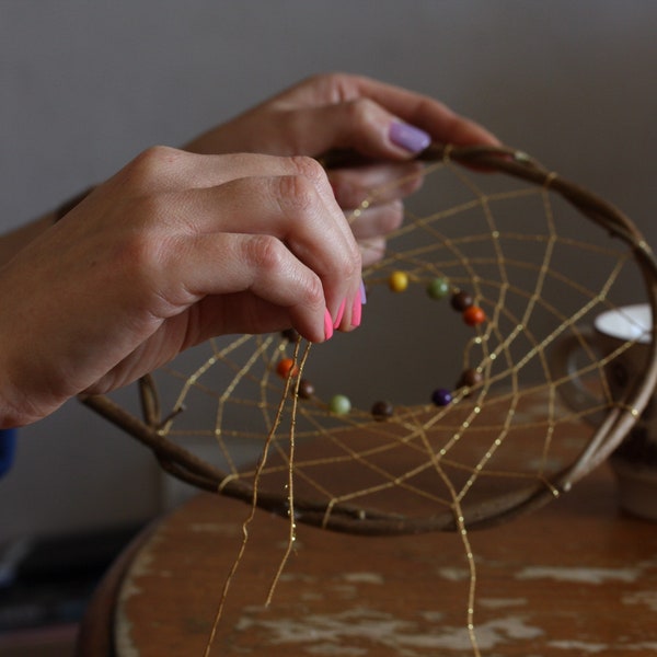 Gift - make at home - Dreamcatcher crafts