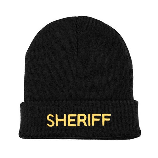 Anti Social Embroidered Long Cuff Winter Beanie - One Size Fits Most, 100% Acrylic