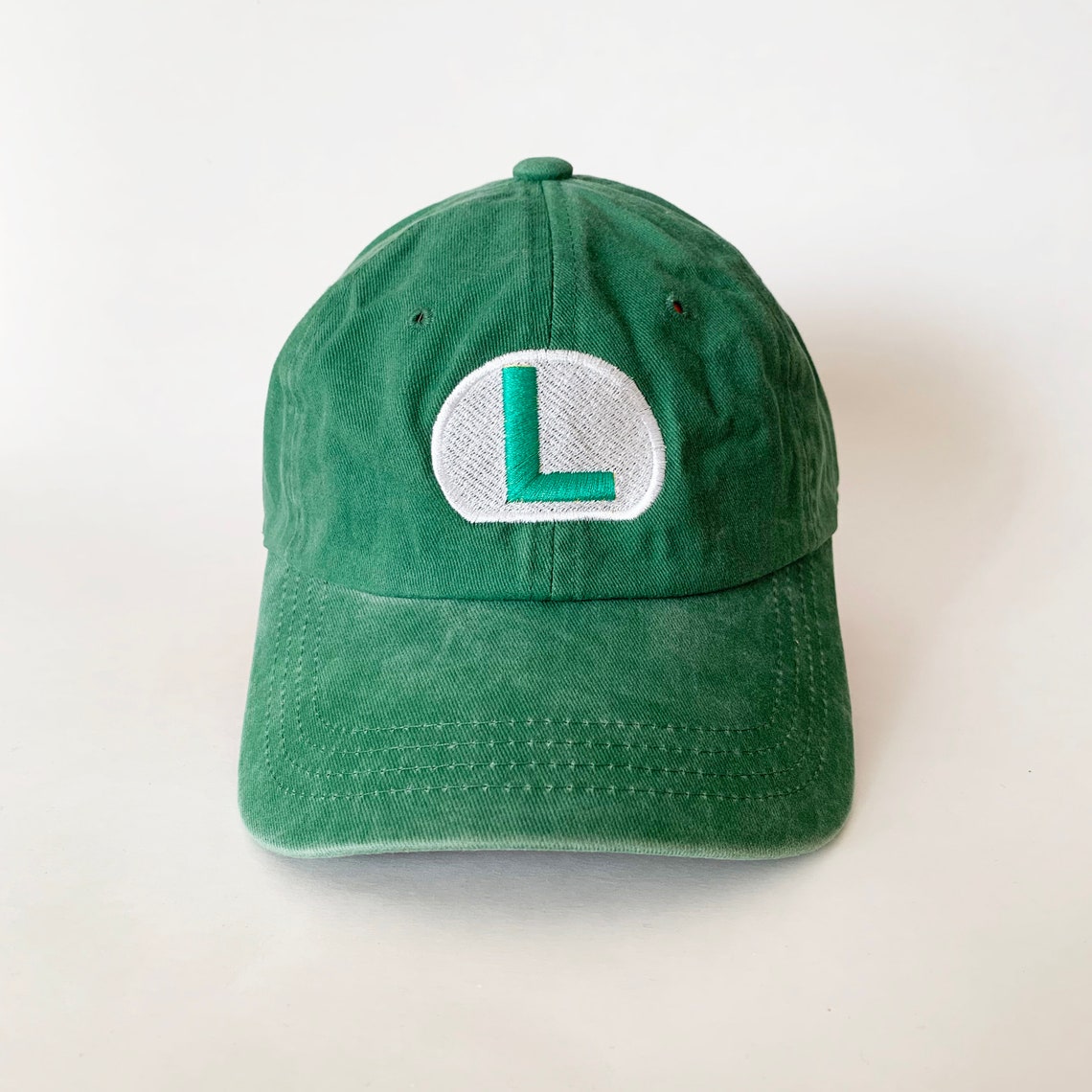 Luigi Hat Super Mario Bros Embroidered Beanie Luigi/Wario