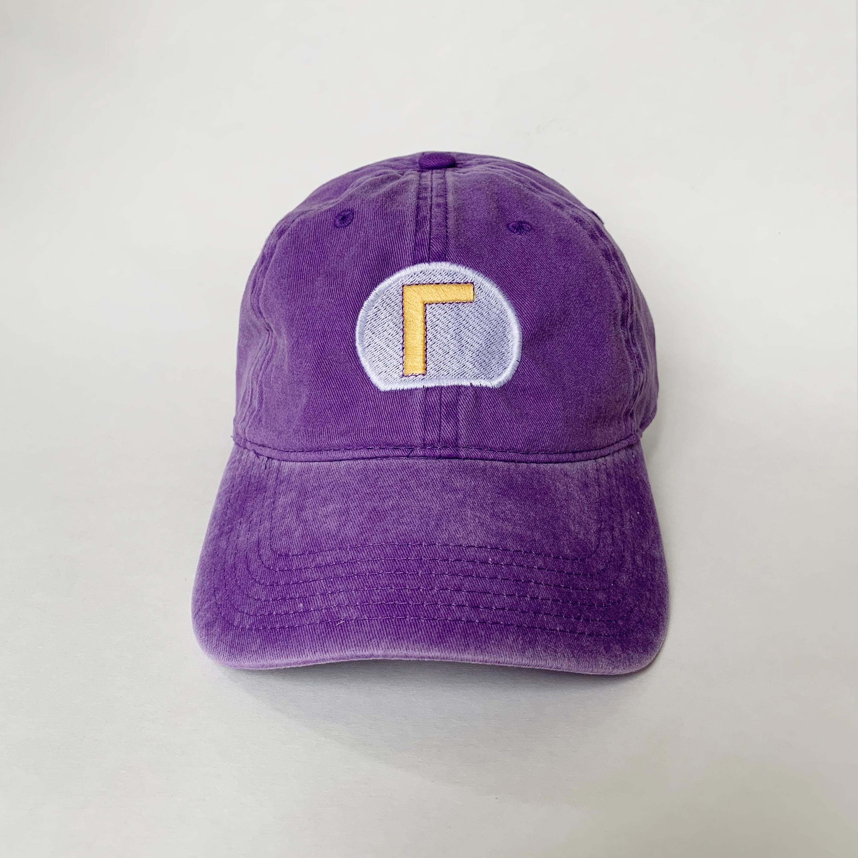 Mario Luigi Cap - Bestickter Snapback Mit Wario Waluigi Symbol