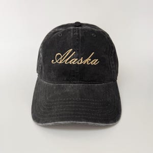 Casquette brodée délavée Alaska Western State