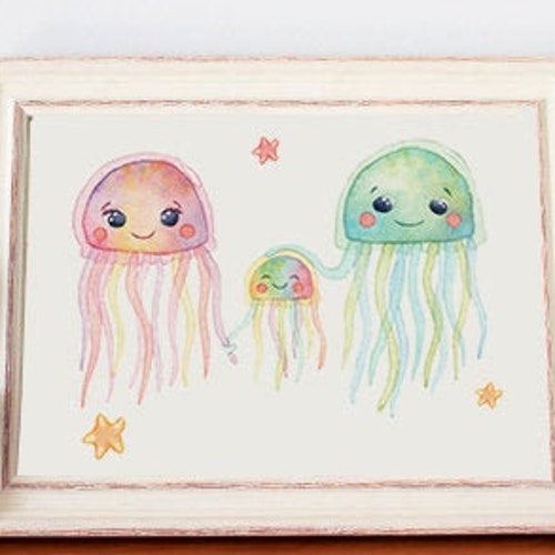 Nursery Prints Kids Nursery Wall Art Ocean Themed Nursery Etsy