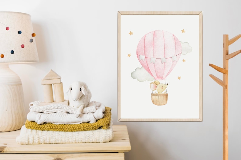 hot air balloon nursery theme