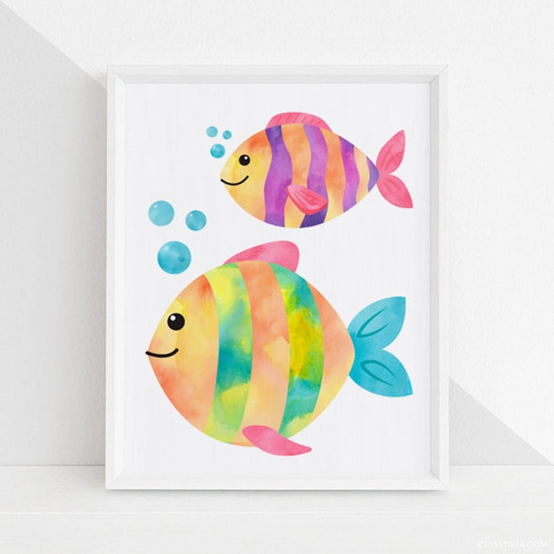 Nursery Prints Kids Nursery Wall Art Ocean Themed Nursery Etsy