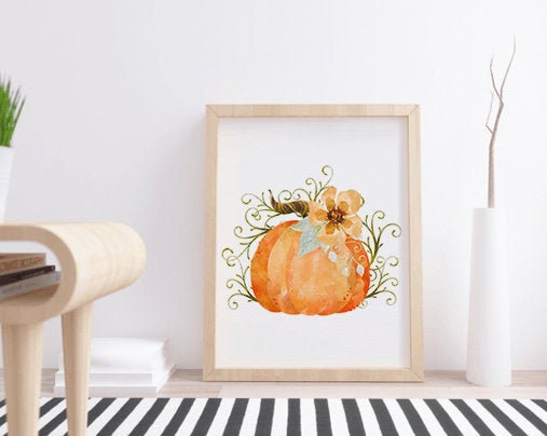 Pumpkin Wall Decorautumn Home Decorrustic Farmhouse - Etsy