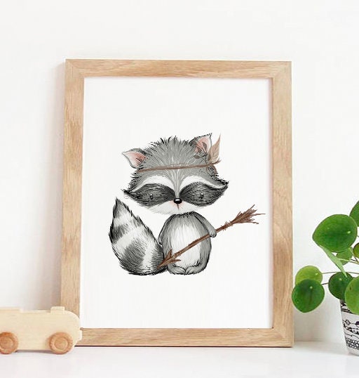 Woodland Nursery Prints Forest Animal Decor Woodland Nursery Etsy