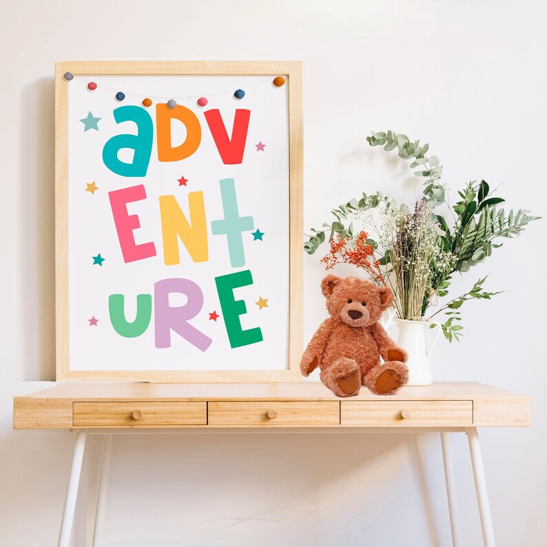 Nursery Wall Art Gender Neutral Nursery Art Baby Shower Etsy