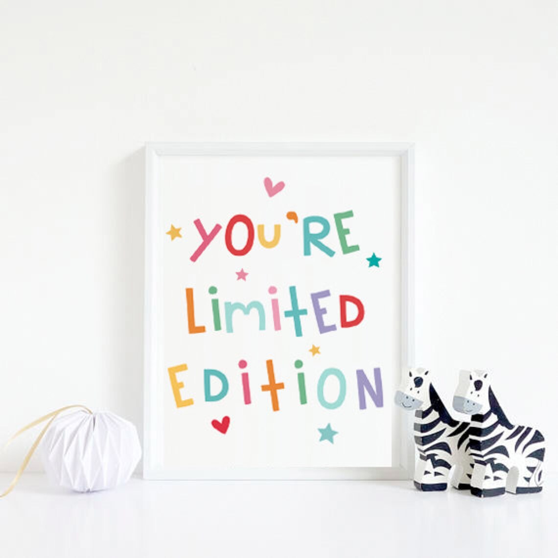 Colorful Nursery Art Prints Set Custom Print Printable Wall Etsy