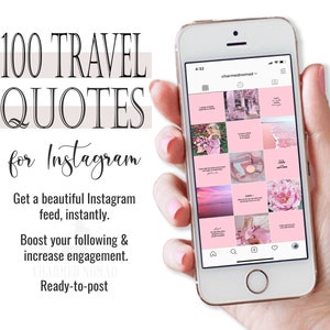100 Travel Quotes White Background Instagram Quotes Etsy Check his posts, pay attention to instagram quotes! etsy