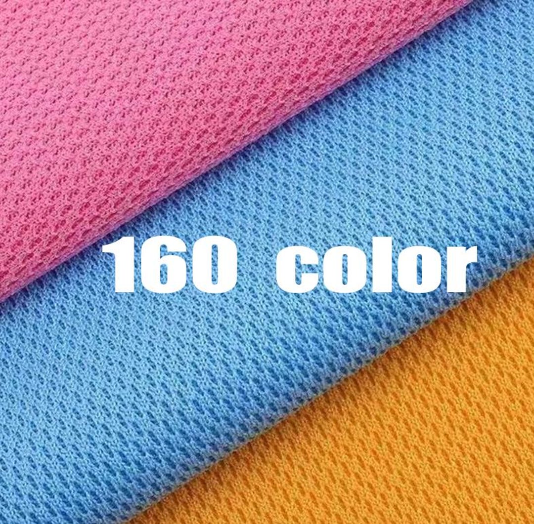 160 Color ! Polyester Birdseye Mesh Fabric – Breathable Sports Mesh by ...