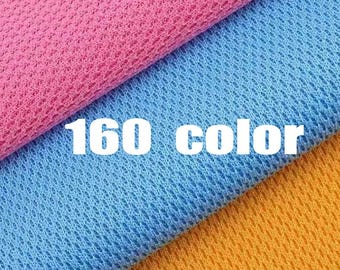 160 color ! Polyester Birdseye Mesh Fabric – Breathable Sports Mesh by the Yard