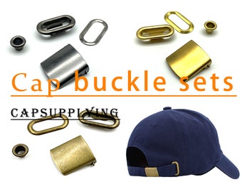 Cap hat buckle & eyelet kit