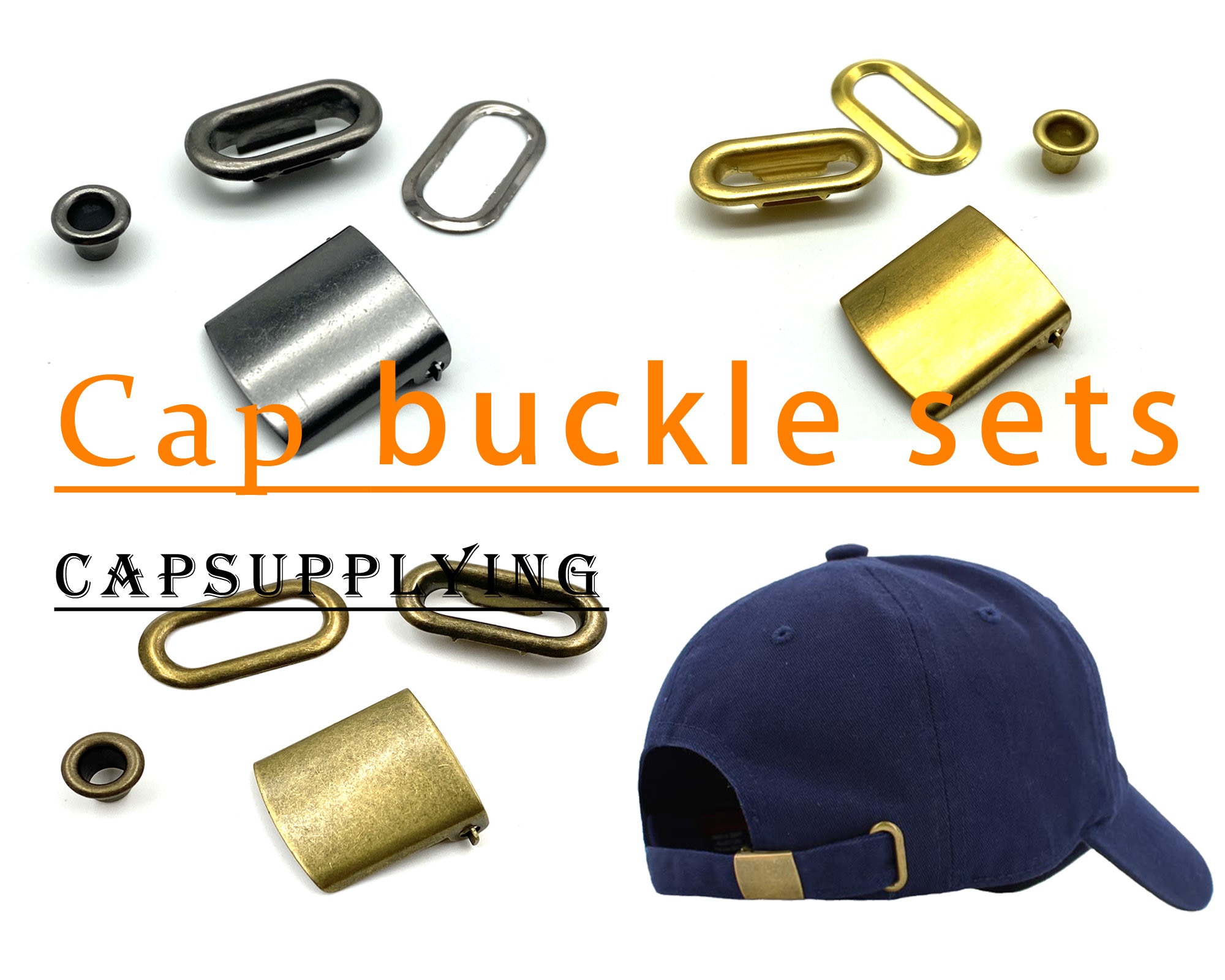 Cap Hat Buckle & Eyelet Kit - Etsy
