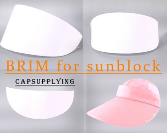 5pcs of Sun block Cap Hat Brim ,bill insert visor boards For cap hat making