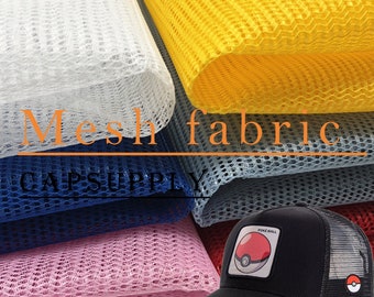 Mesh Stoff für Mütze und Tasche wird Meterware verkauft
