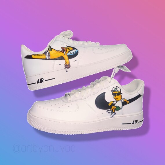 bart simpson air force 1