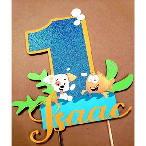 Bubble Guppies Cake Topper | Bubble Guppies | First Birthday | First Birthday Cake Topper | Boy Birthday | One | Bubble Guppies birthday