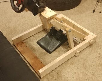 Low-profile Collapsible Racing Wheel Stand (2day I) DIY Build