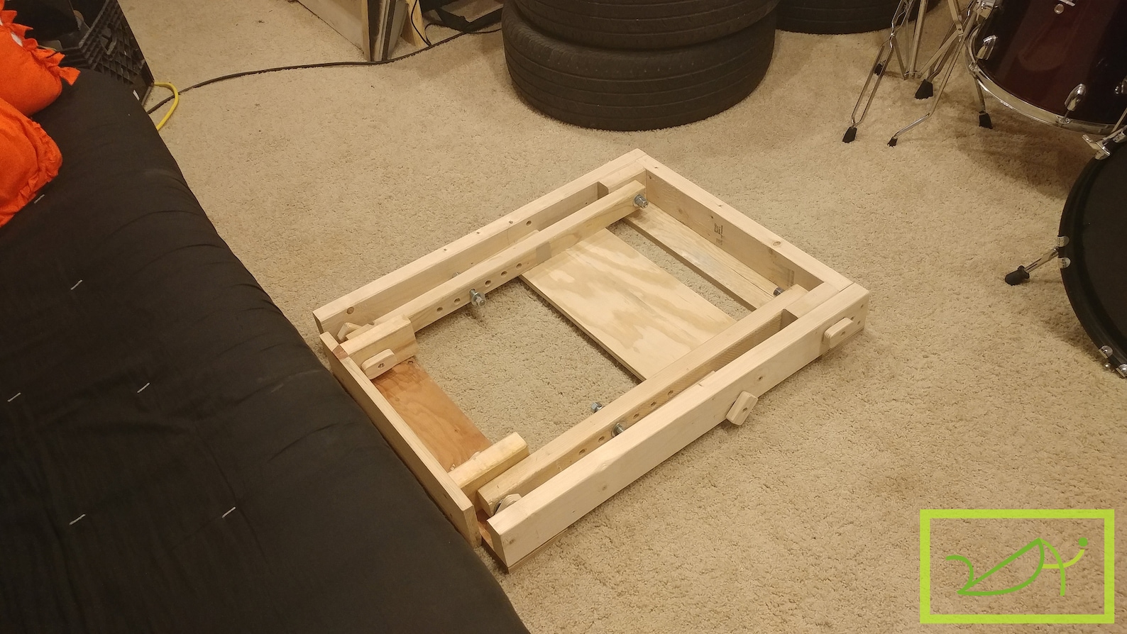 Lowprofile Collapsible Racing Wheel Stand 2day I DIY Build Plans