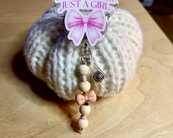 Just a girl badge reel